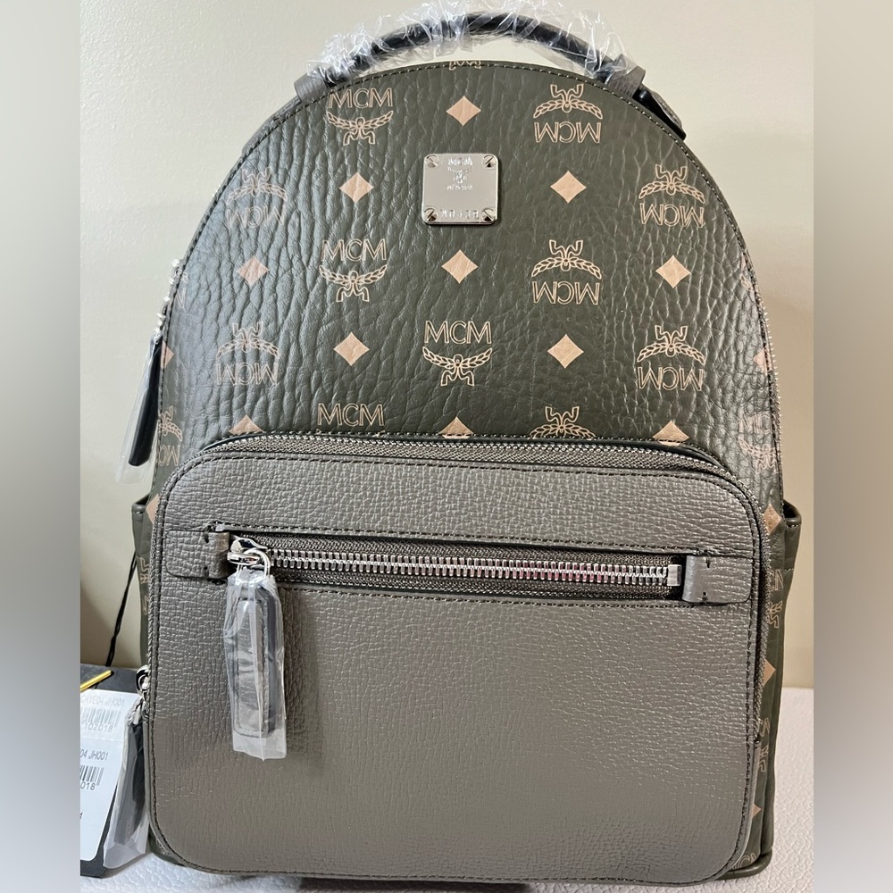 MCM Stark Nord VLM Backpack Mixed Leather Small Unisex Brand NEW MP $1,785 CAD